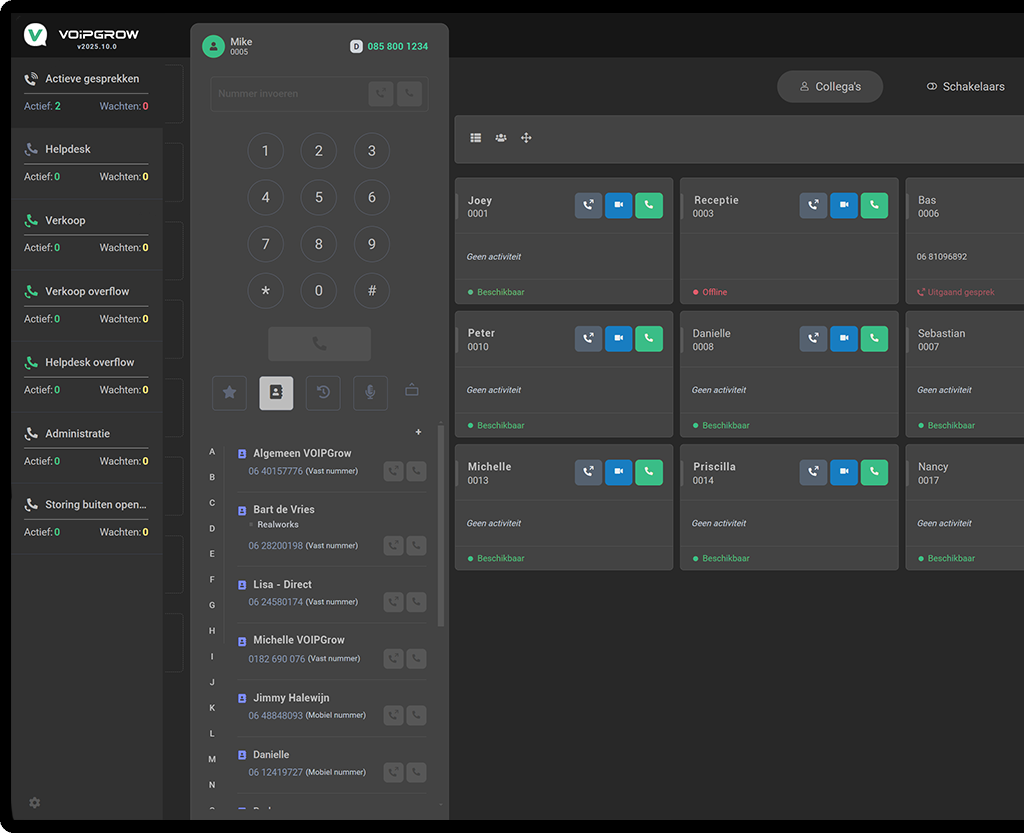 Desktop bellen whitelabel