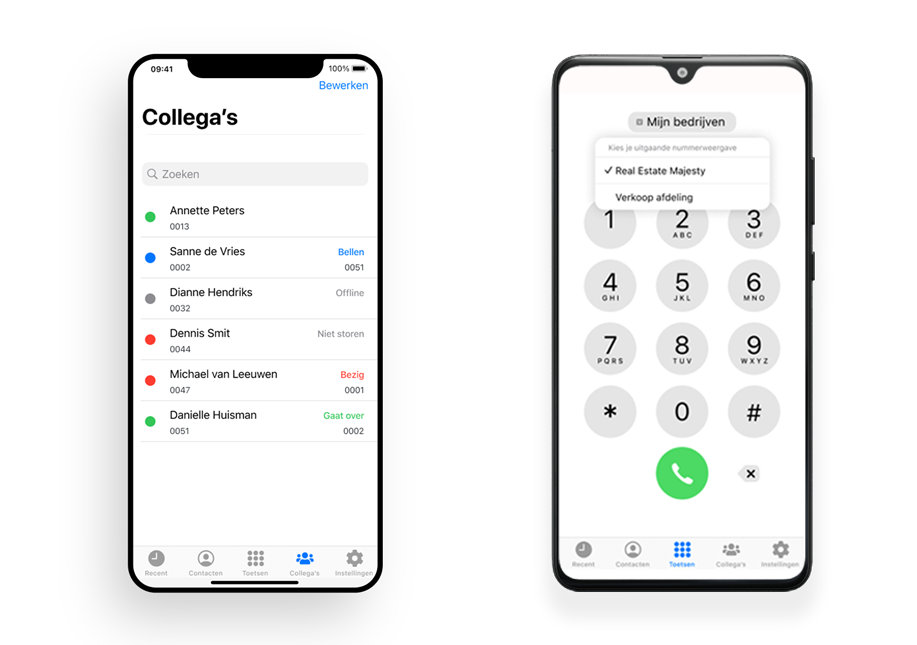Vast op mobiel reseller