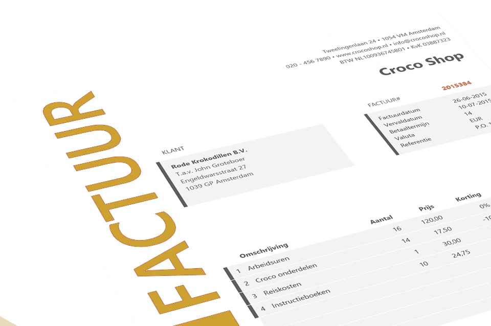 Billing platform facturatie